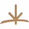Ekena Millwork Alberta Smooth Timber Gable Bracket, Western Red Cedar, 72"W x 33"H x 1 1/2"D x 3 1/2"F, 11/12 Pitch GBW072X33X0204ALB00SWR - alternate 3